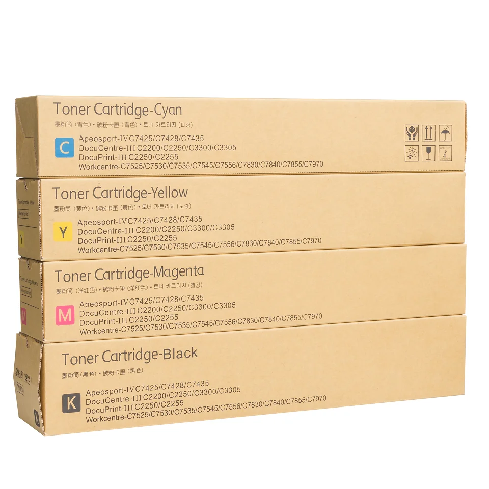 DC3300 Toner Cartridge For Xerox DocuCentre 7425 7428 7435 2250 2255 7425 7428 7435 7556 7830 7840 7855 7970 Chemical Toners