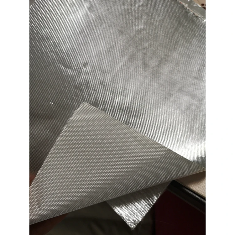 Factory Directly Supply Heat Insulation Reflective Aluminum Foil Ceramic Fiberglass Cloth