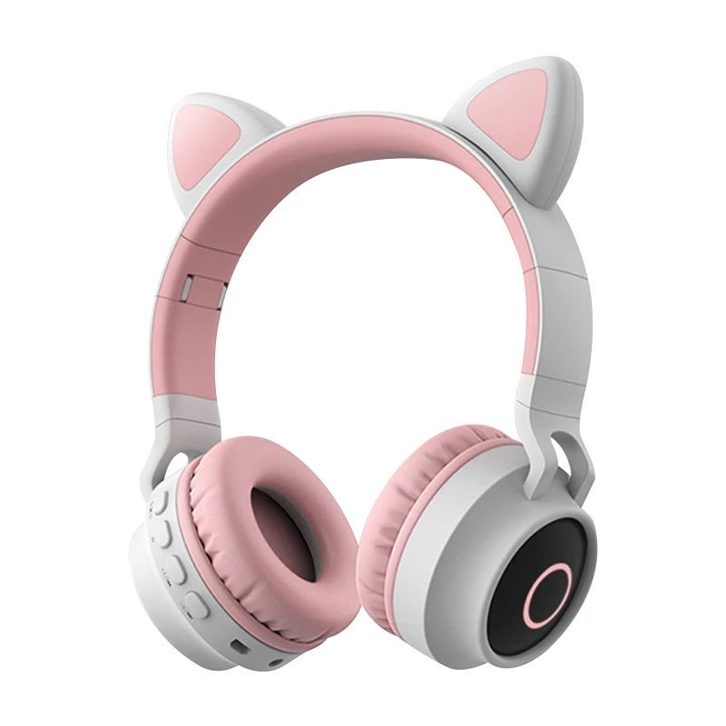
Cat Ear Headphones noise cancelling gaming headset stereo earphone Cancelling Adults Kids girl wireless headphone 