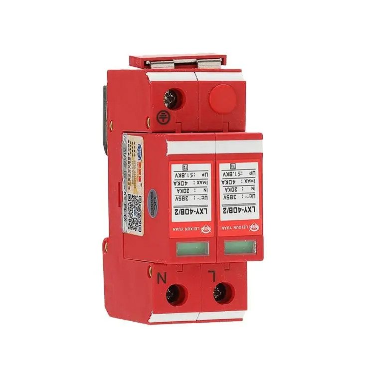 2p 10ka-40ka Outdoor Dc Spd Ac 385v Surge And Lightning Protection Device