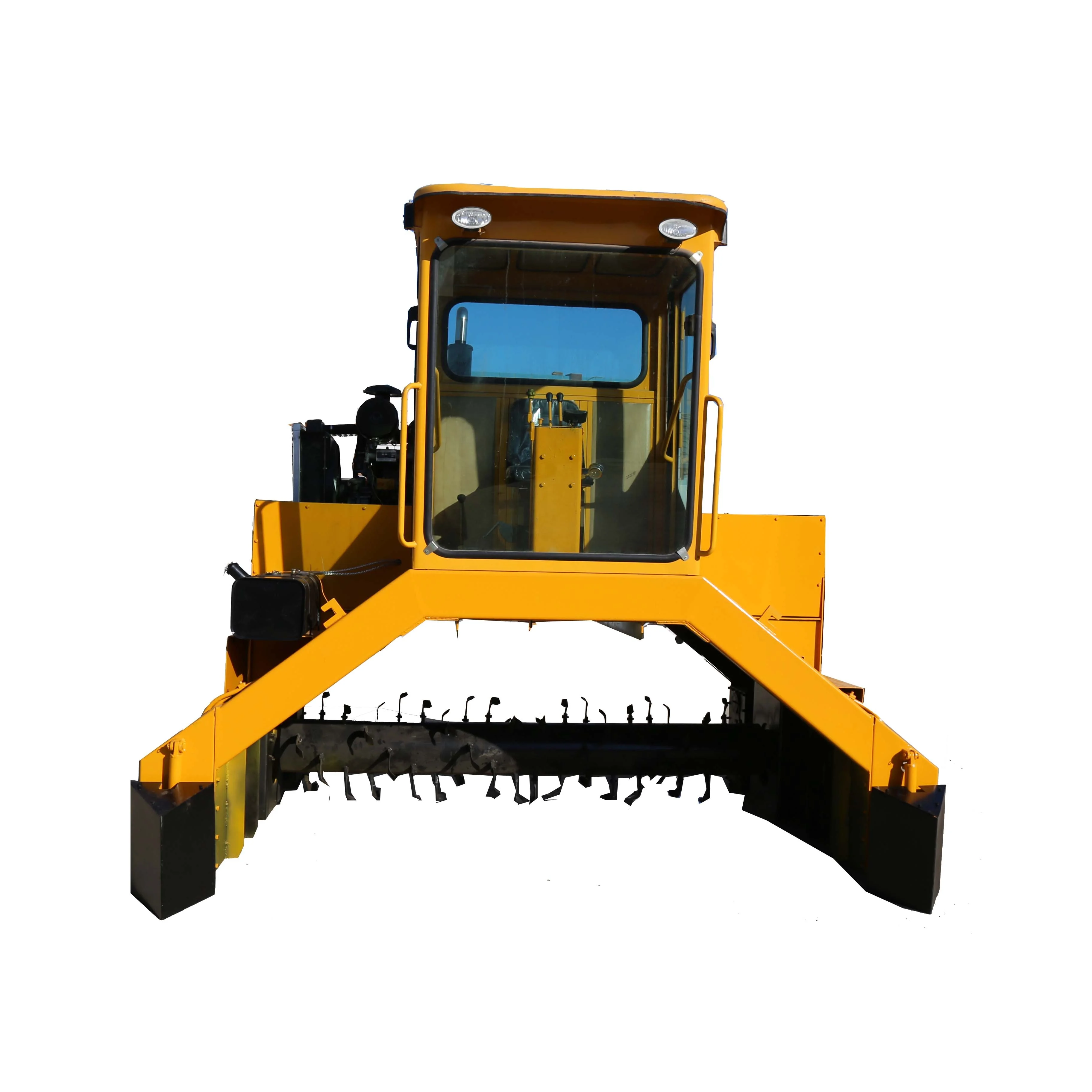 compost management machine bio organic fertilizers manure compost mixer turner