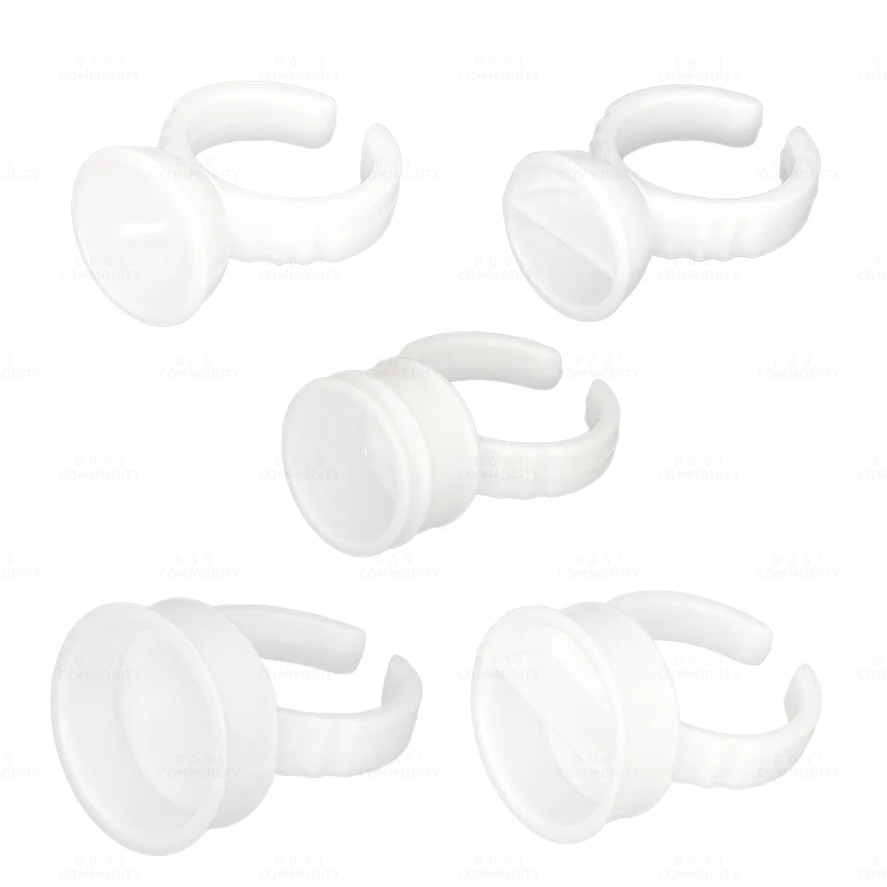 Microblading Lash Pack Tool Blooming Easy Fan Flower Shape Glue Disposable Ring Eyelash Extension Ink Ringcup Holder Cup Tattoo