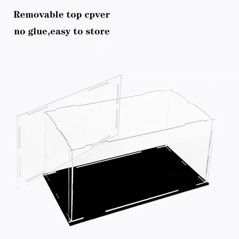 Guangdong Acrylic Factory Custom Clear Display Box Assemble Acrylic Display Case for Collection, Lego, Figure, Model, Doll