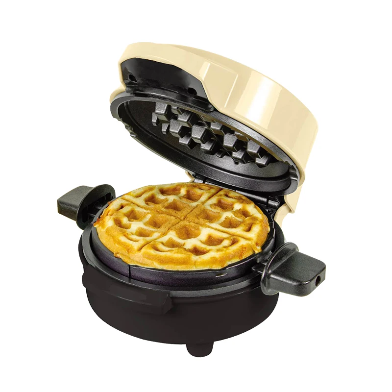 4 in 1 Mini Waffle Maker with Removable Plates Mini Pancake Donut Heart Shape Waffle Maker and Small Waffle Maker