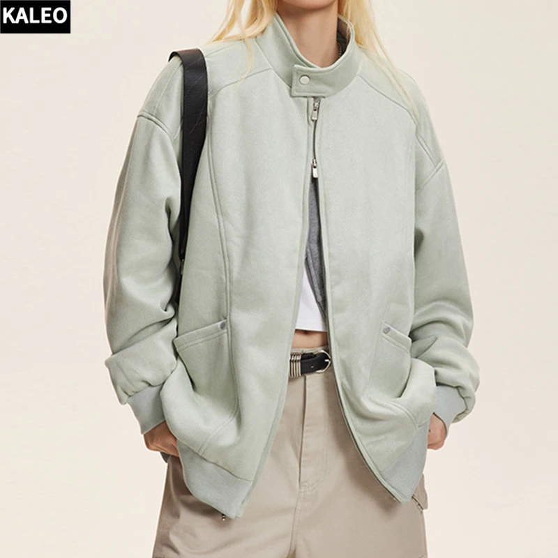 Мужская стильная куртка на молнии с логотипом Kaleo
