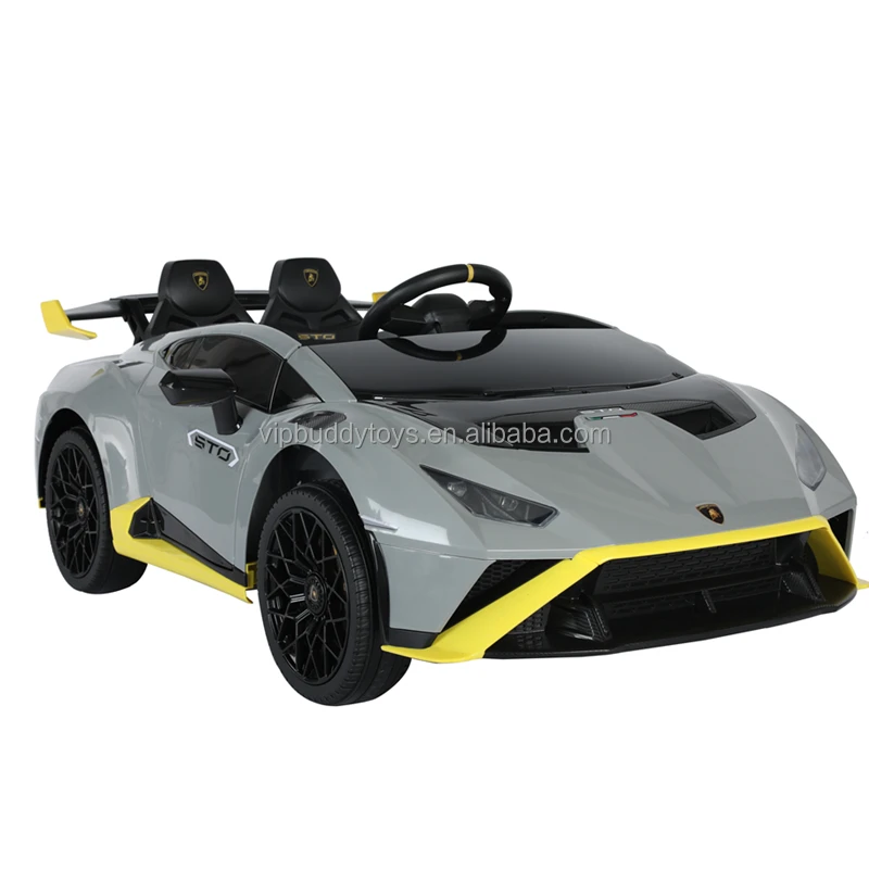 VIP BUDDY лицензированный Lamborghini Huracan STO скоростной гоночный автомобиль для детей Дрифт электромобиль ездить на 24V дрифта