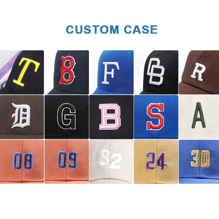 
New Design Your Own Logo 5.6 Panel Dad Hat Custom Embroidered Cap Hat Men Baseball Cap 