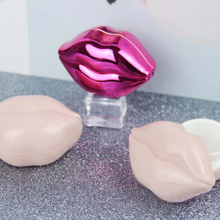 Пустая бутылка для губ 17,8 г, контейнер для макияжа, косметическая упаковка, Новая уникальная пластиковая Косметическая банка в форме губ