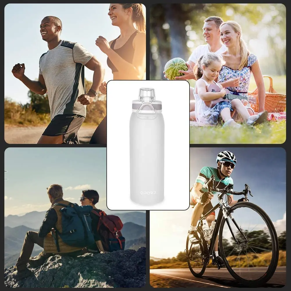 
30oz plastic Sports Water Bottle with Leak Proof Flip Top Lid BPA Free bottles for gym and outdoor with custom logo 