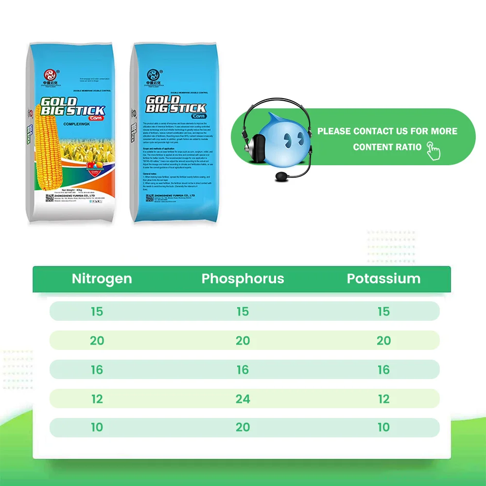 Factory Direct Sales Agricultural Planting Roller Process Compound Fertilizer Npk 12 6 22