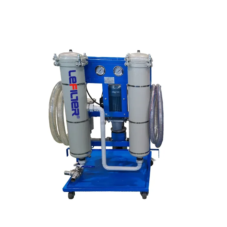 LYC-B oil purifier hydraulic oil filtration  filter cart  high-precision filtration waste oil