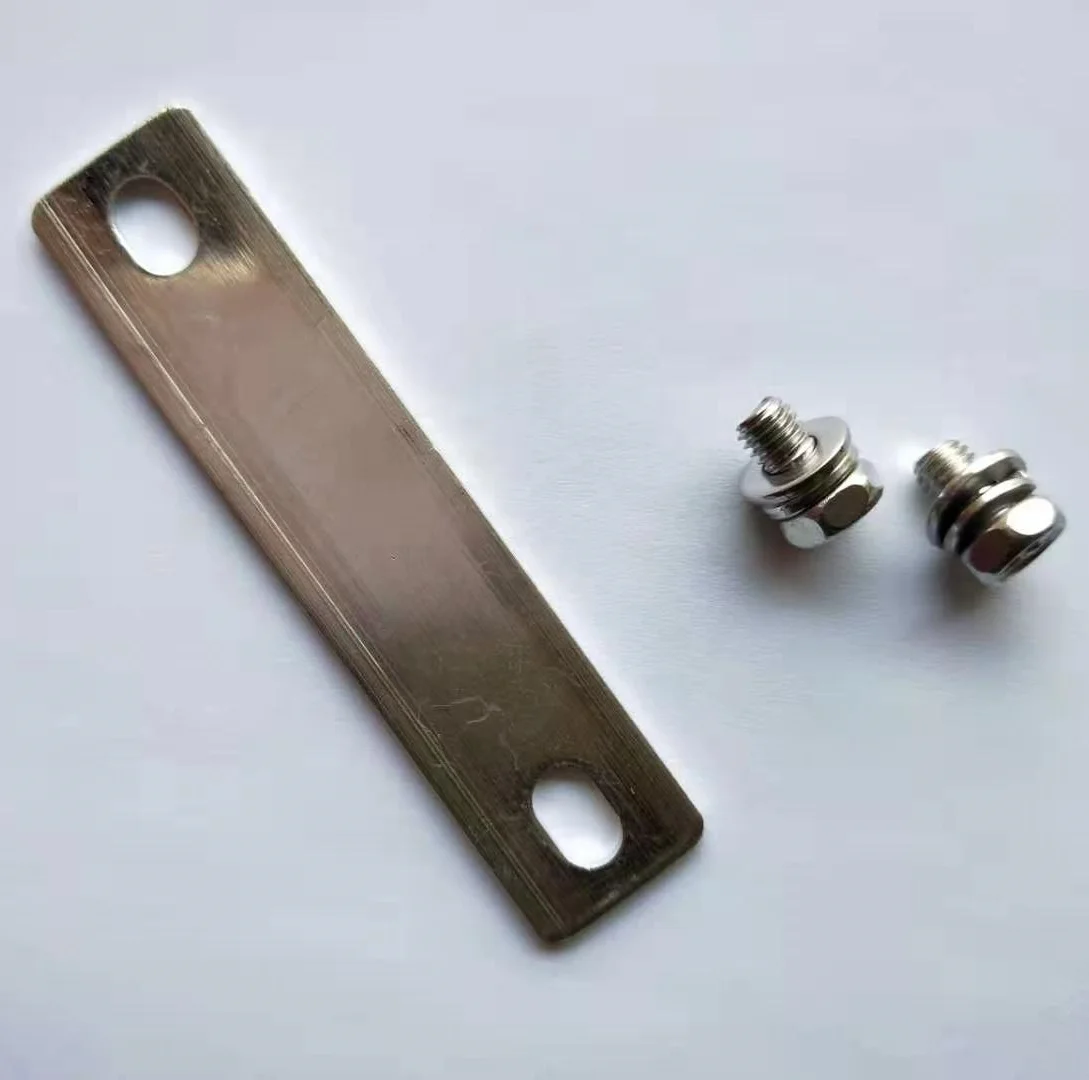 72mm Flat Nickel Plated Copper Connection Busbar Terminal Block for 280Ah, 310Ah, 272Ah Lipo Battery Link Bus Bar Insulators