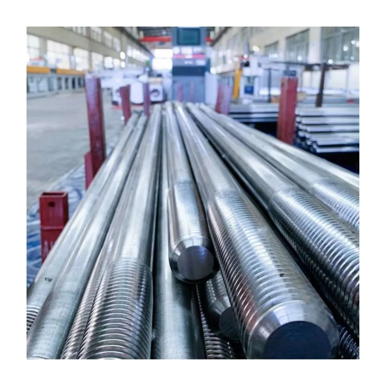 Types M36 M42 Stainless Steel Concrete Wind turbine anchor bolt  with  Tarpaulin finish