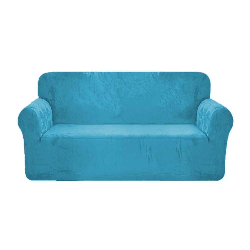 Luxury Velvet Sofa Cover 3 Seat Sofa Slipcover Universal Velvet Stretch Sofa Cover Slipcover Elastic Cover