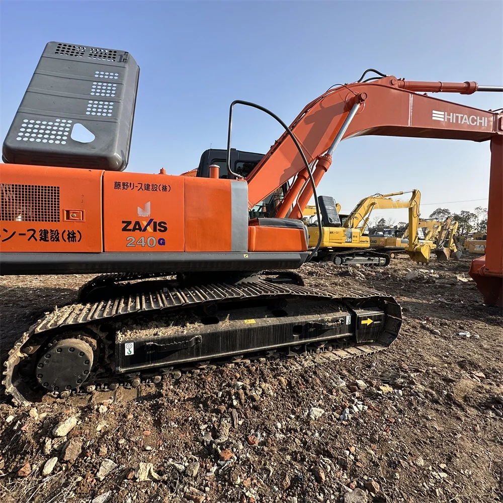 China Hot Selling excavator for sale used Hitachi ZX240G for sale in Shanghai good quality cheap price Hydraulic Machine