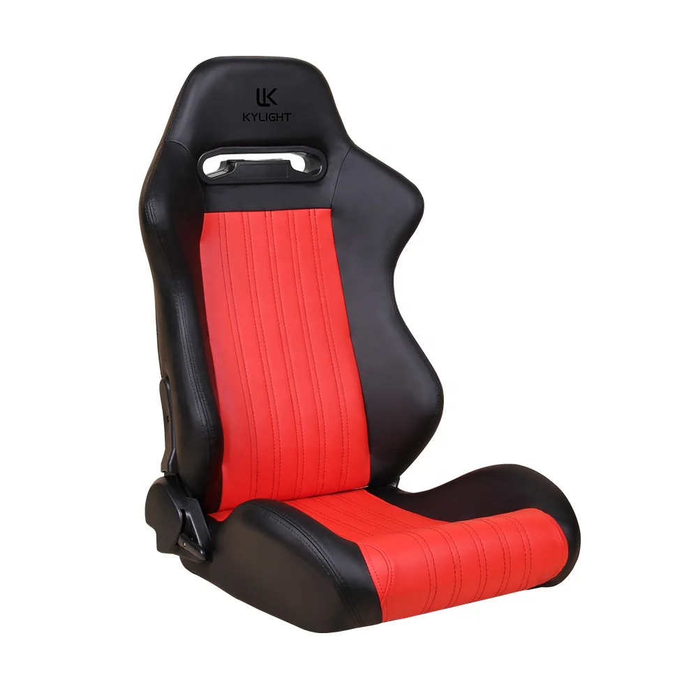 Adjustable Car Bucket Seats Universal Seat With PVC Leather Use For Car Simulator Racing Seat