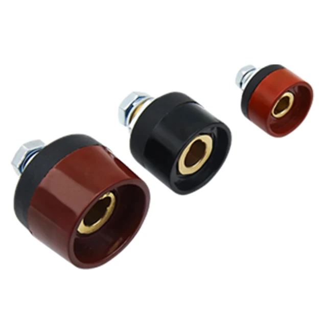 Welding Cable Panel Socket European Style Adapter Converter Quick Fitting Welding Cable Connector Plug Socket