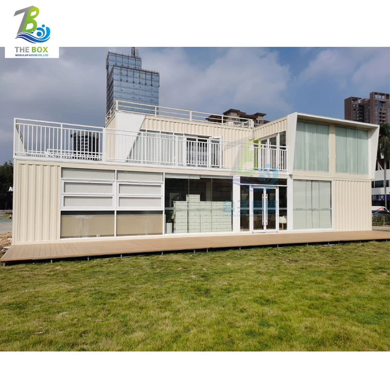 Prefab Custom Best Mobile Shipping Bar Coffee Shops Container Restaurant 20ft 40ft Modular House Homes