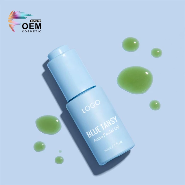 Factory Organic Blue Tansy Anti-Aging Repairing Facial Oil Whitening Face Serum For Sensitive Skin And Acne Prone Skin
