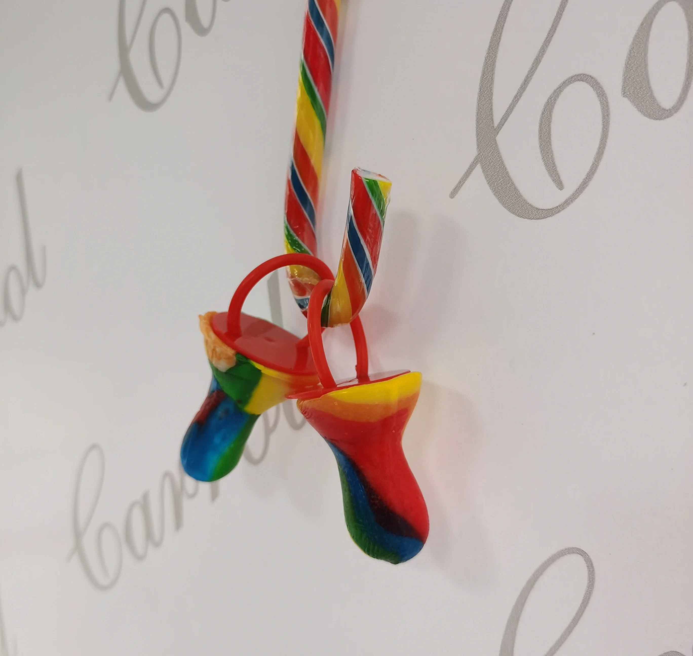 
hot sell rainbow twisty lollipop 