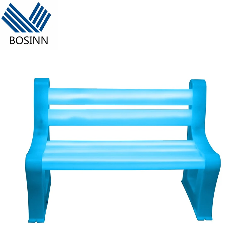 Leisure Chair Decor Square Bench Seat Mall Waiting Chair RGB Color Change Lighting Furniture Bar Landscape Lamp