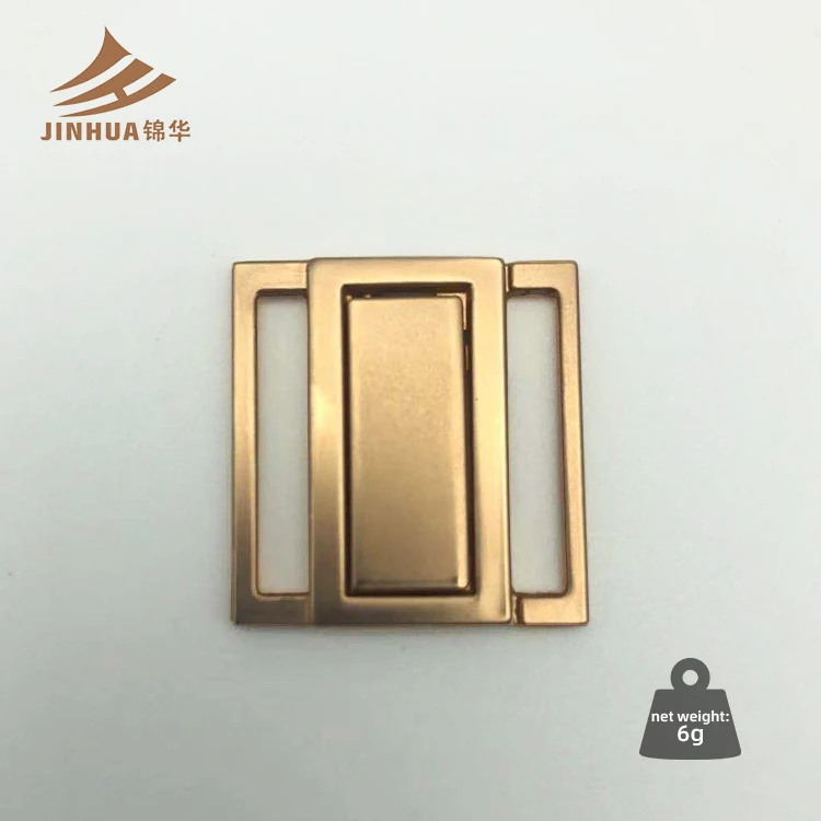 Factory sale Zinc Alloy 20mm buckle bikini Plating Front Buckle Closure Clasp For bra