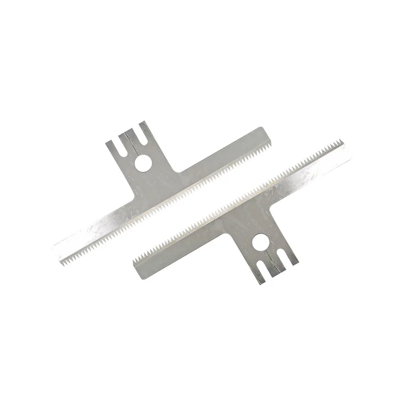 Зубчатые ножи для резки мешков, упаковочная машина T-образной формы с индивидуальным размером