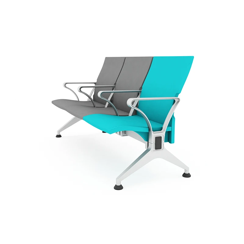 Flya  Public Seat Manufacturer Pu Hospital Waiting Room Area 2 3 4 5 Seat Waiting Chair Airport Beam Seating