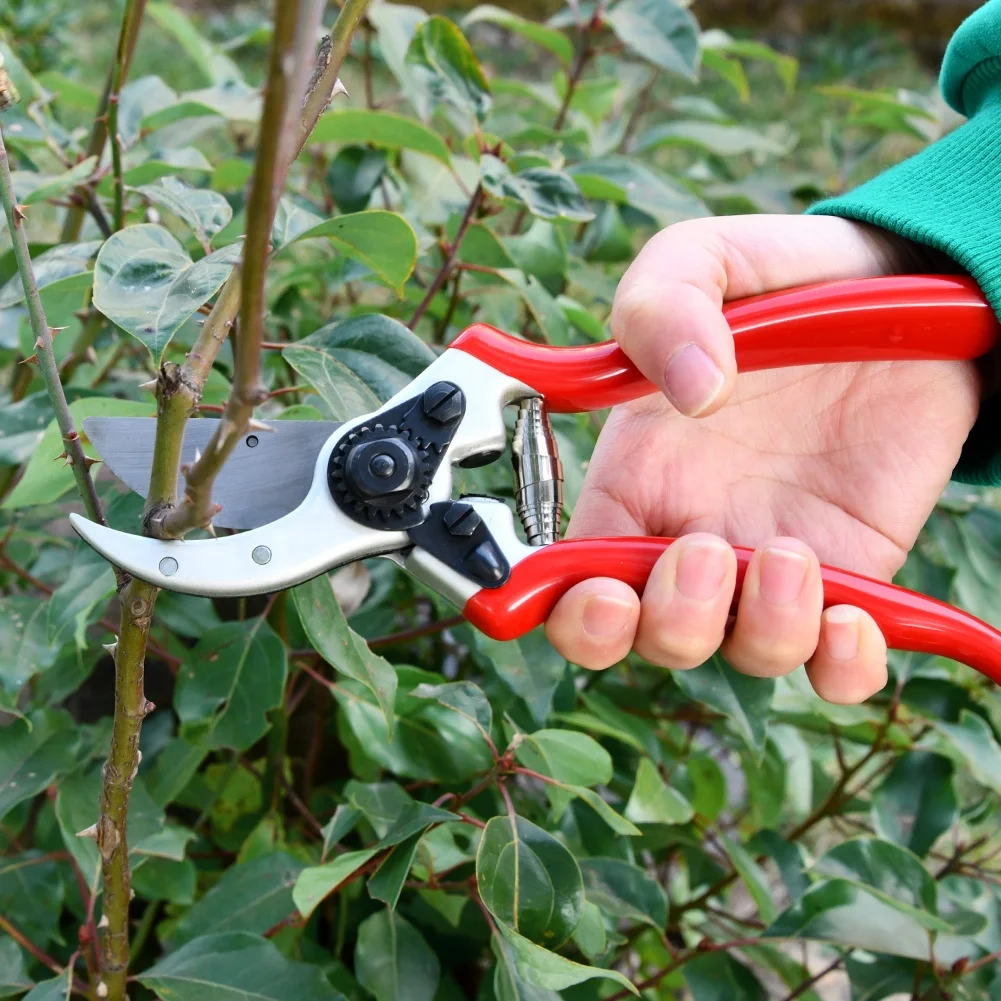 VERTAK Drop Forged Aluminium Handle Garden Branch Cutting Shear Titanium Bypass Tree Pruner