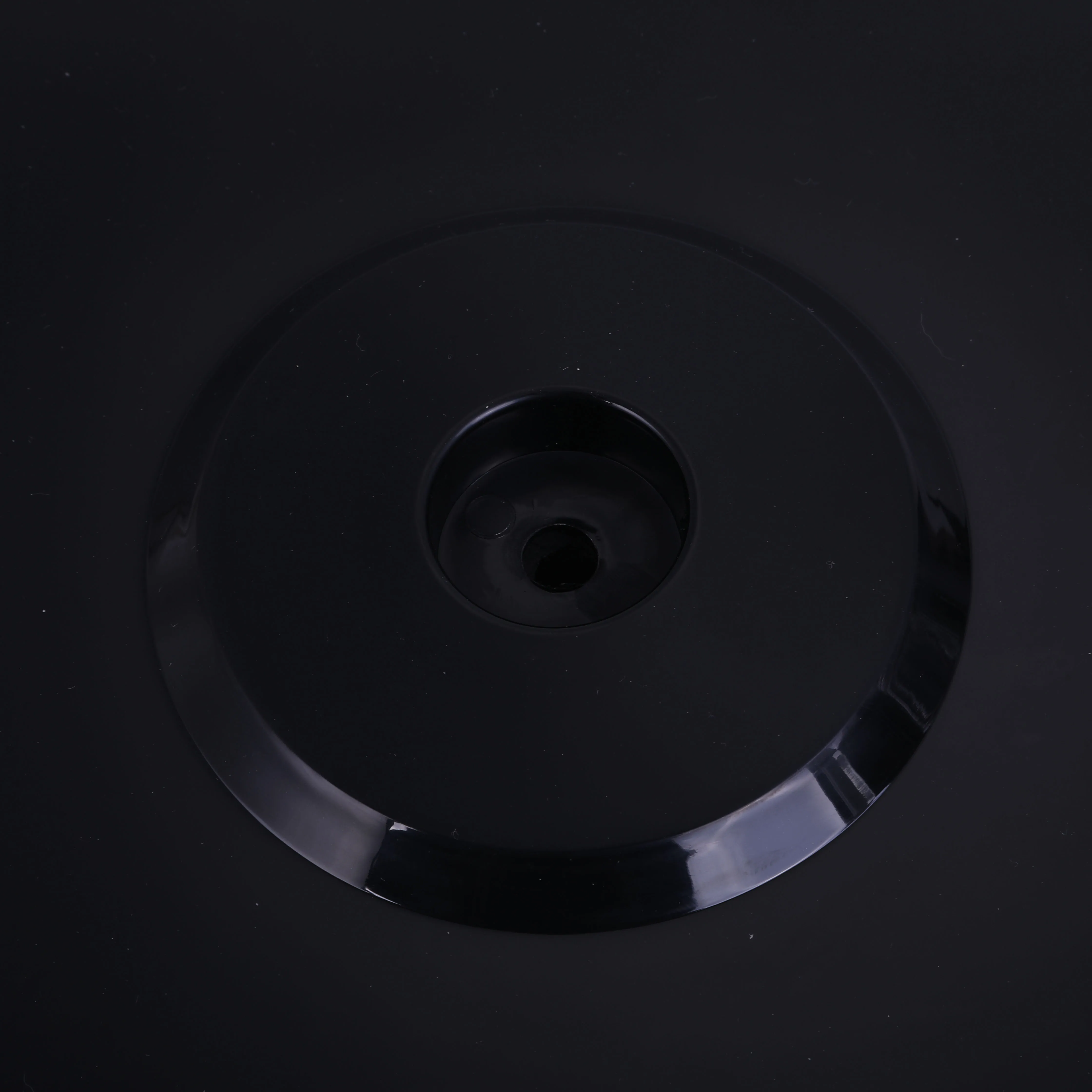 Black Adjustable Height Round Stand Fan Base Spare Part Column With Hex Screw Washer