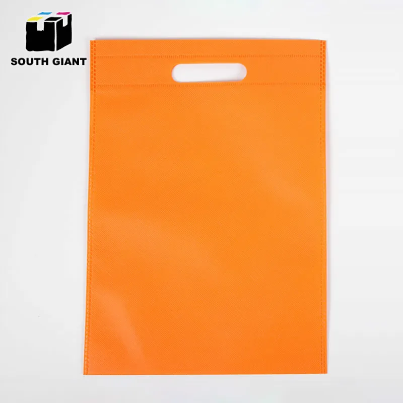 
Customize Brand Promotional Recycle Zhejiang Flat D Cut Non Woven Gift Bag 