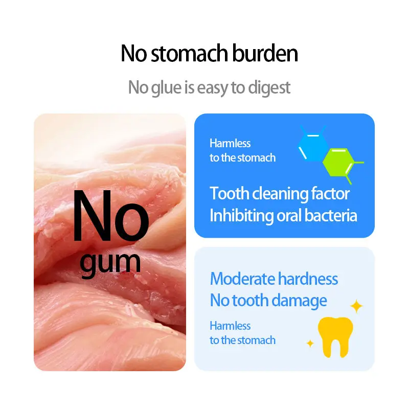 ODM/OEM Best-selling Food Teething Stick Dog Tooth Cleaning Snacks High Soft Content Healthy Pet Snacks Wholesaler