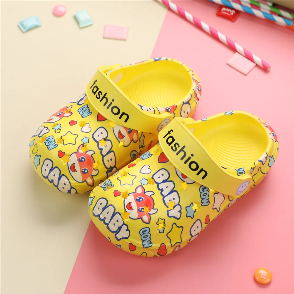 
Toddlers Outdoor New Summer Clogs Cute Eva Kids Garden Shoes Baby Boy Slippers Baby Sandals Size 3 