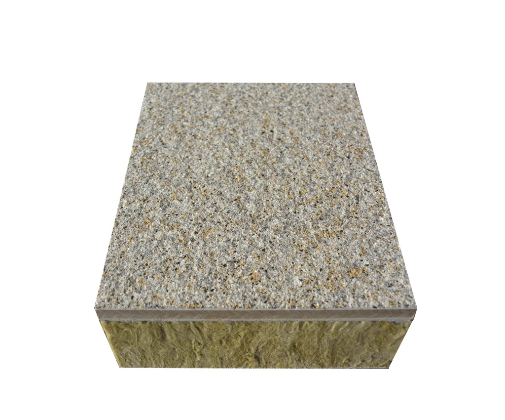 Exterior wall insulation decoration integrated board fire retardant Rock Wool Board