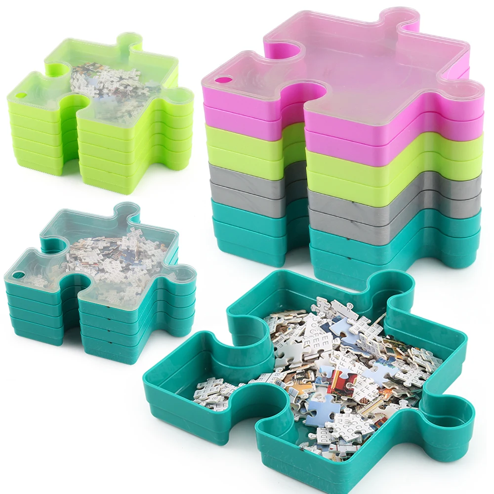 Jigsaw Puzzle Storage Container Storage Box for Toy Plastic Box to Pack Jigsaw Puzzle Toy