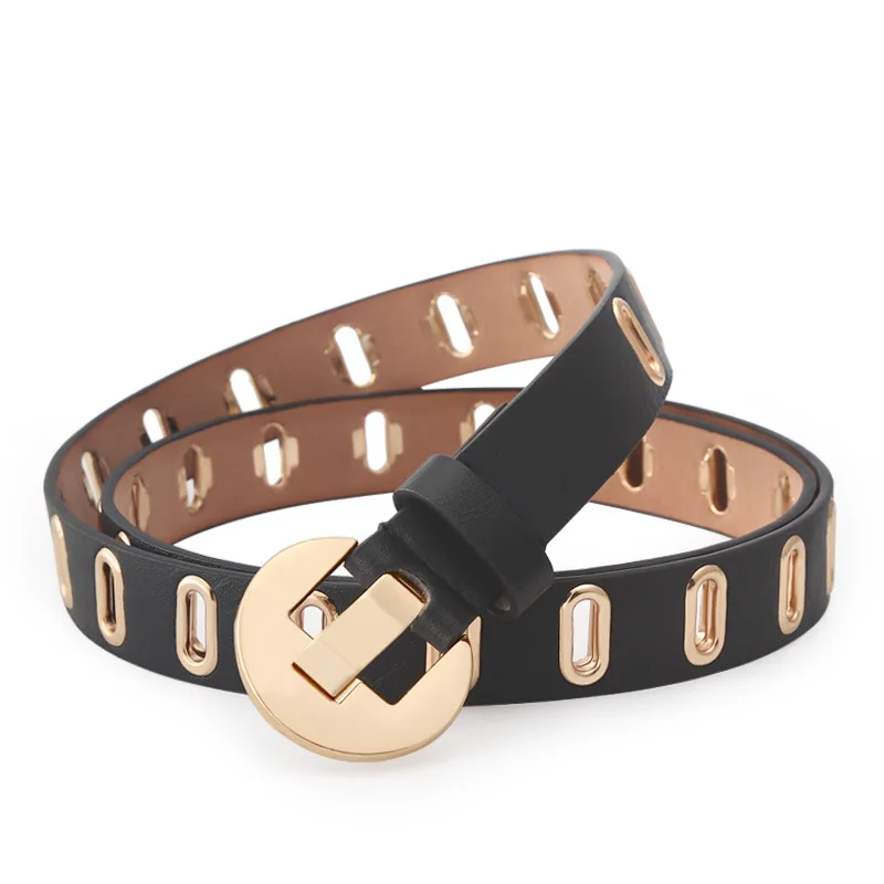 Fashion Wholesales Ladies Pu Belt For Women Buckle Adjustable Belt