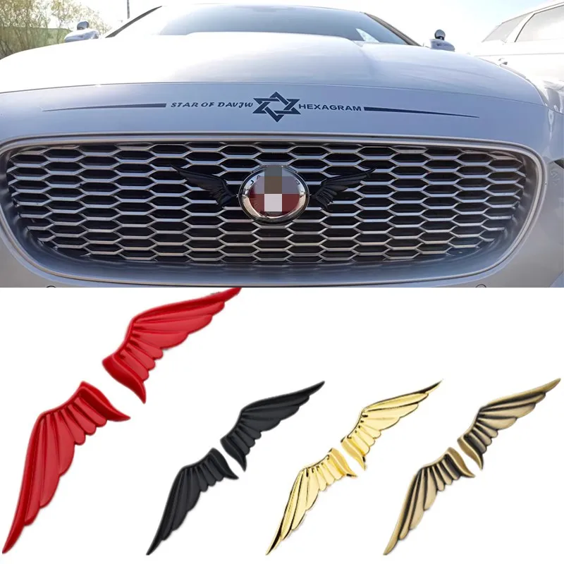 Металлический значок с крыльями ангела и орла