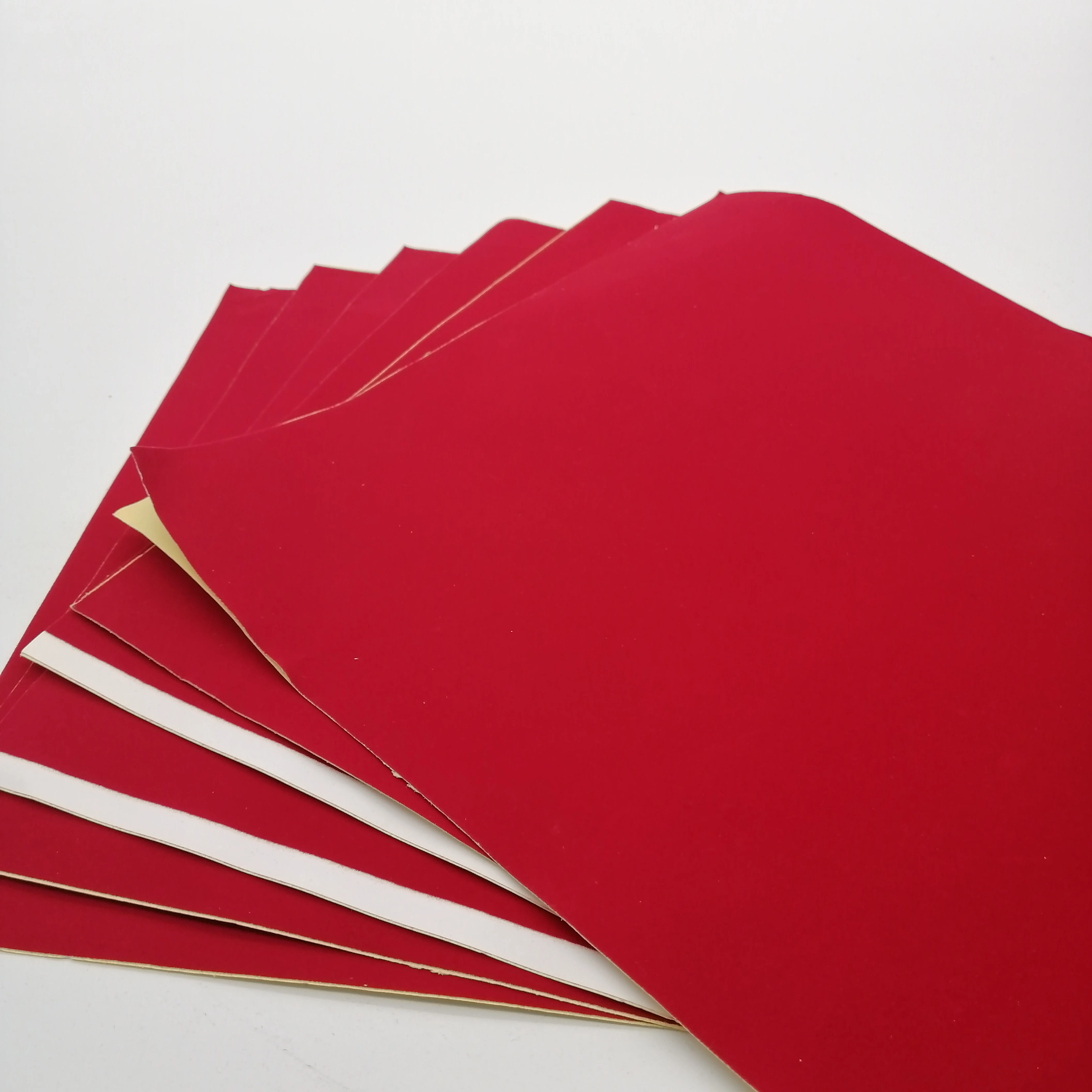 
180gsm Single Sided Flocking Paper A4 Size Flock Paper Sheet for Jewelry Box 