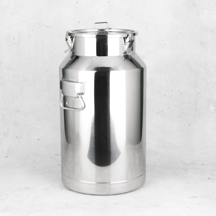 Factory supply 15L-61L stainless steel milk container keg milk pail barrel shipping can milk bucket with lid