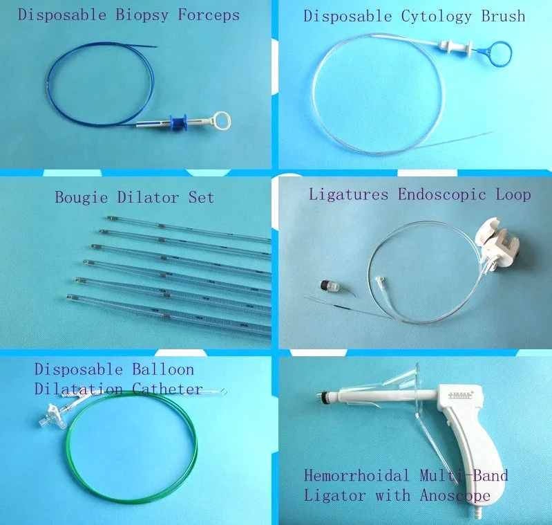 Medical Instrument Flexible Endoscope Channel Disposable Medical Cleaning Brush