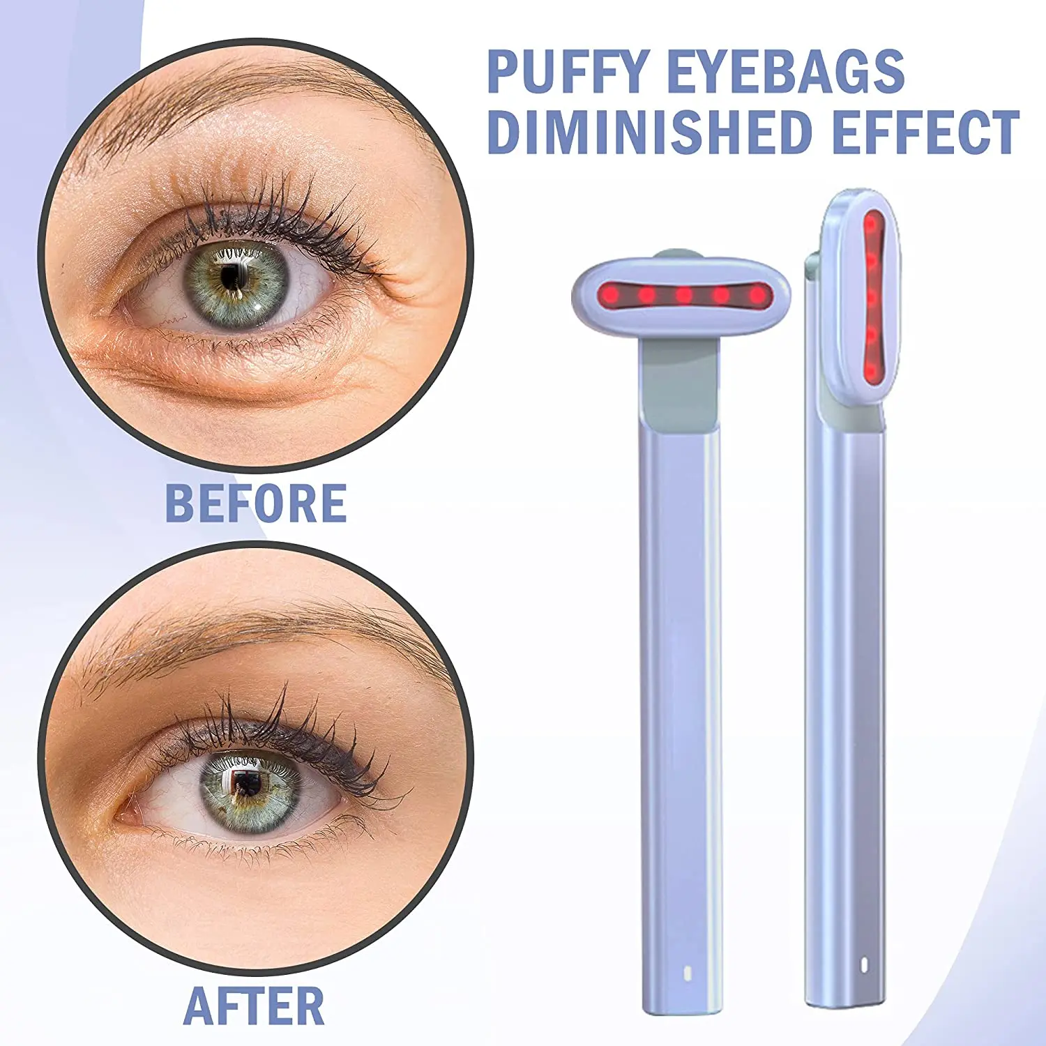 Electric Fairy Stick Eye Beauty Device Facial Massage Pen Vibration Heating Anti-age Mini Eye Care Massager Wand