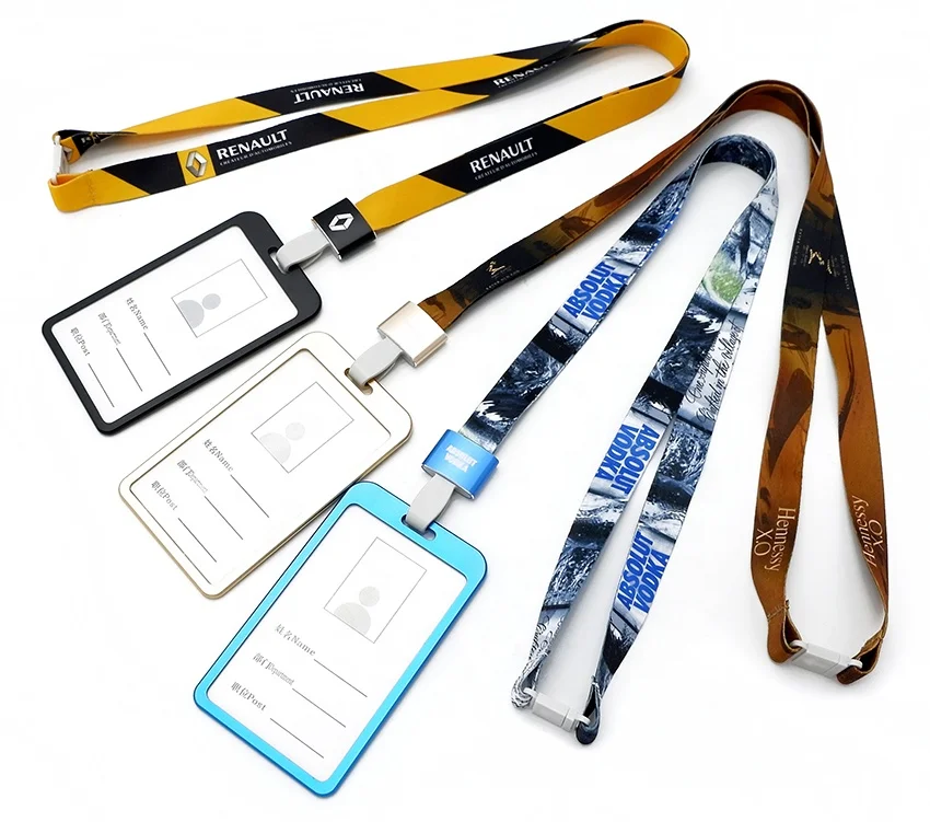 Identity Badge Lanyard Plastic Work ID Neck Strap Card Bus Holders Work Card Bus Access Student Card Holder