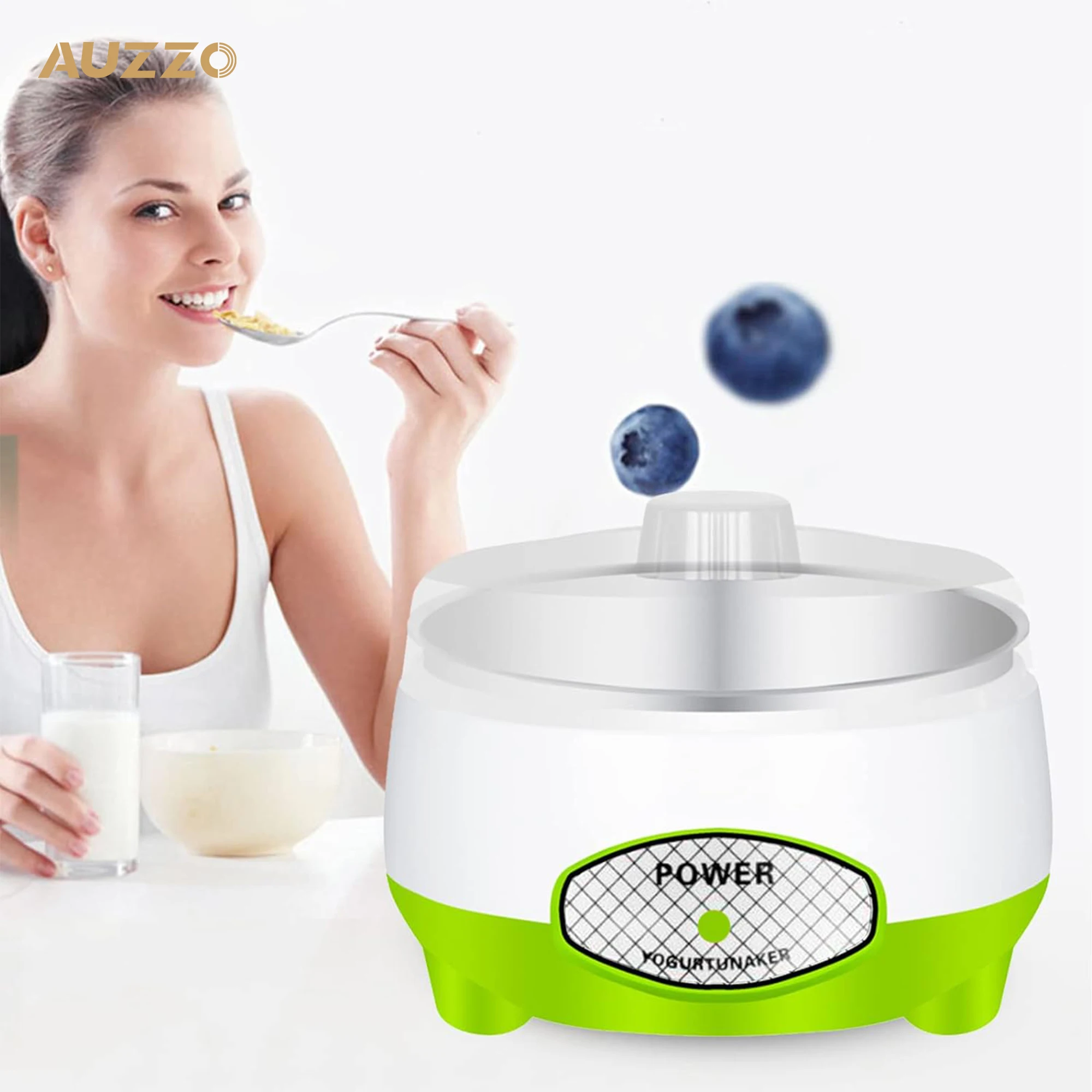 220v 1l Electric Automatic Yogurt Maker Machine Yoghurt Diy Tool Plastic Container Kitchen Appliance Yogurt Maker