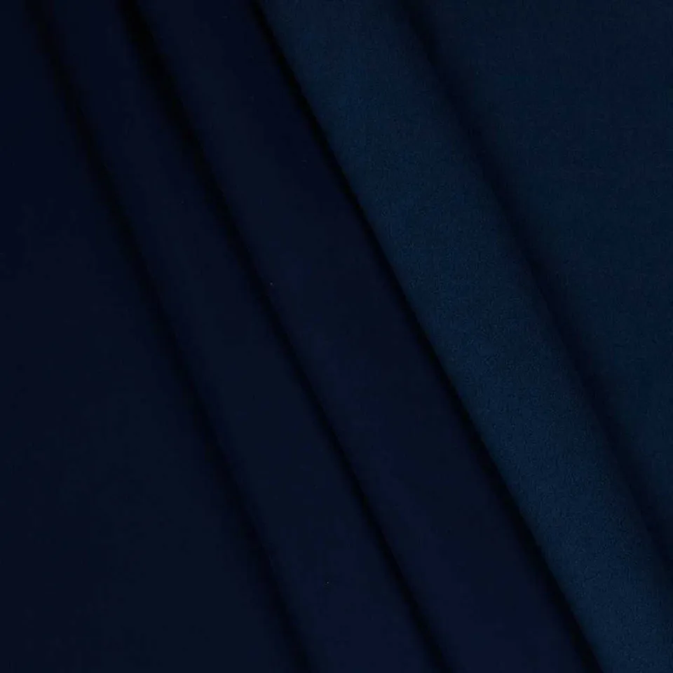 elasticity Navy softshell fabric Waterproof jacket garment original fabric high quality 100% polyester