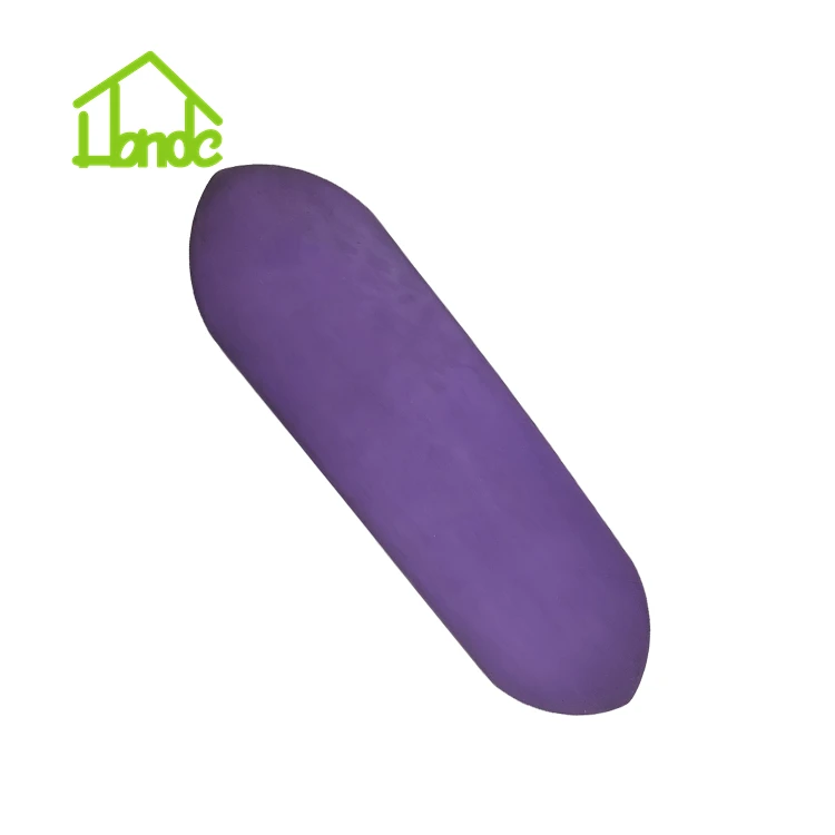 PP&TPE  horse brush for cleaning horse body  with 15.5cm length/ purple design Bristles horse grooming brush