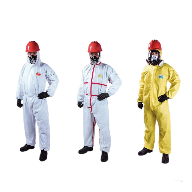 20% Discount Factory OEM chemical nuclear radiation disposable hazmat ppes protective worksuits coverall
