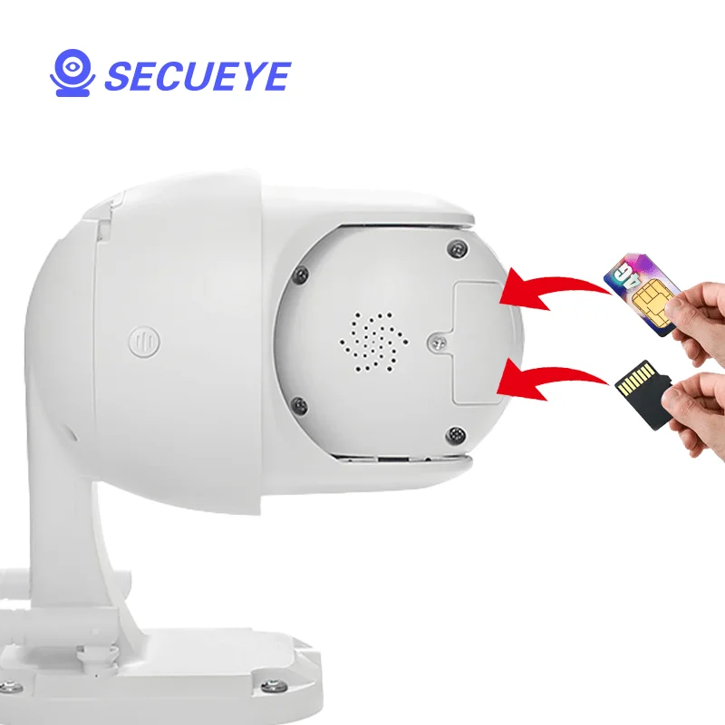 5mp 5X optical zoom Auto Tracking Security outdoor Camera cctv Ptz 4g Camera