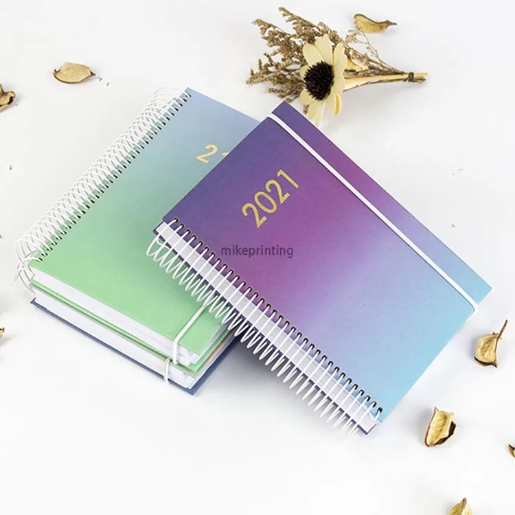 Customizable Journal Printing Agenda Daily 365 Years Planner A5 Spiral Notebook