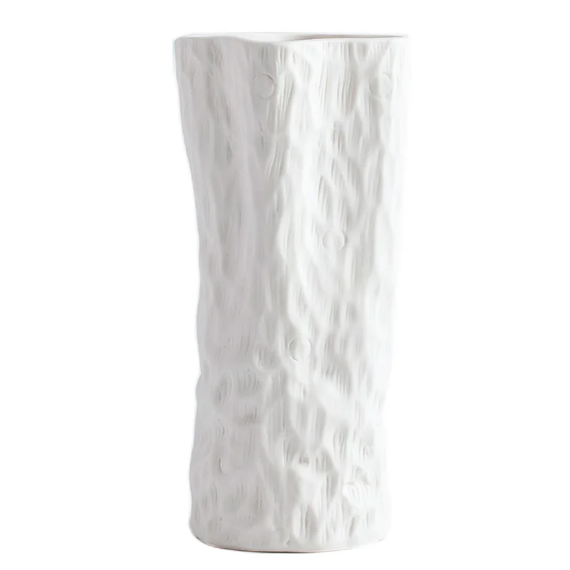 Ceramic Vase White Flower Vase for home decor nordic modern table ikebana Wedding Vase Factory Wholesale
