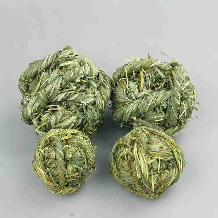 Натуральный тканый Тимоти травяной шар с высоким содержанием белка для домашних животных таких как кролики морские свинки шиншиллы хомяки